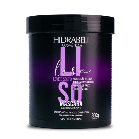 Máscara Capilar Hidrabell Liso Leve e Solto 800 g — imagem 1