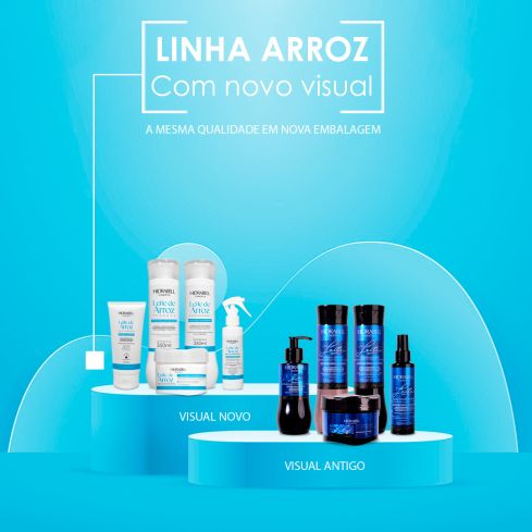 Máscara Capilar Hidrabell Leite de Arroz Antiemborrachamento 250 g — imagem 1