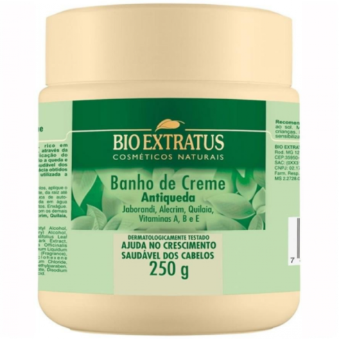 Máscara Banho de Creme Jaborandi Antiqueda Bio Extratus 250 g — imagem 1