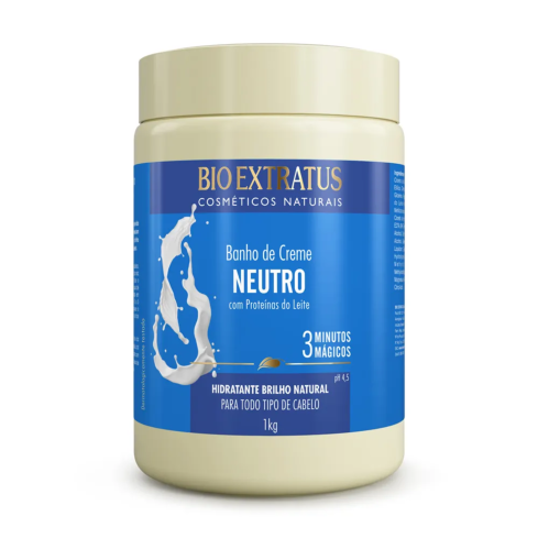 Máscara Banho de Creme Neutro Bio Extratus 1 kg — imagem 1