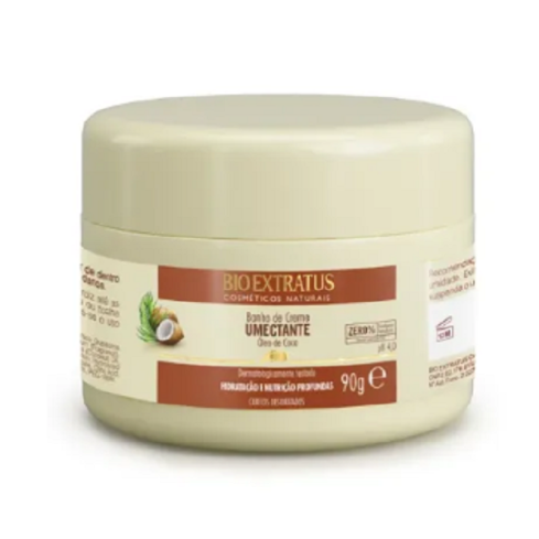Máscara Banho de Creme Umectante Óleo de Coco Bio Extratus 90 g — imagem 1