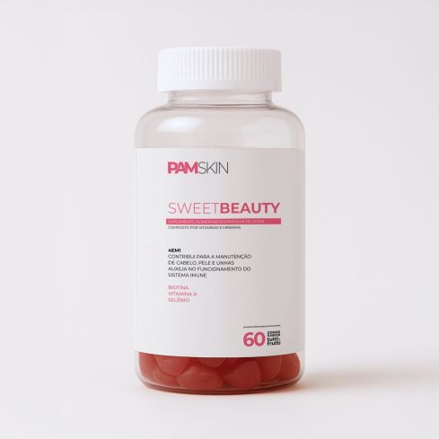 Suplemento em Gomas Pam Skin Sweet Beauty 60 Unidades — imagem 1