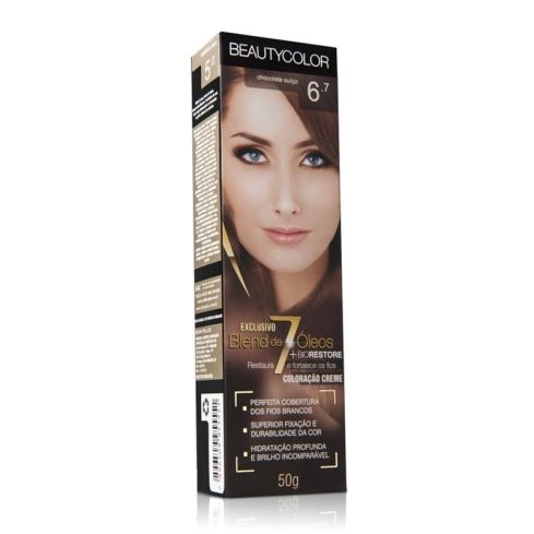 Coloração BeautyColor 6.7 Chocolate Suíço 50 g — imagem 1